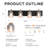 4 - Light Dimmable Vanity Light