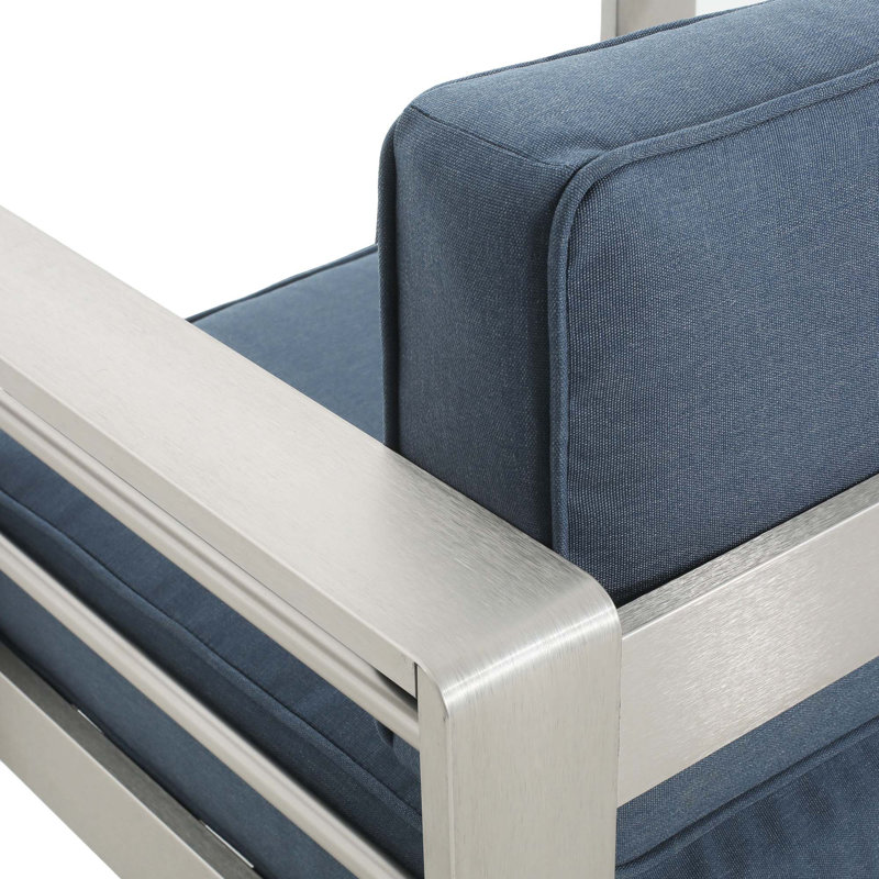 Coussin de chaise club, Bleu