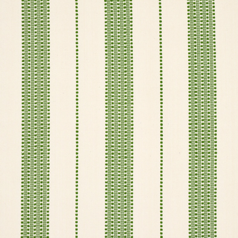 Tissu à rayures Lubeck, Vert