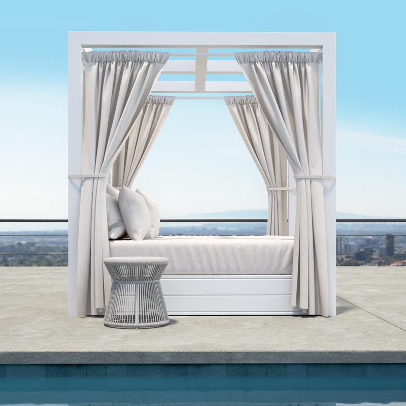 Newport Outdoor 2 - Seat Patio Daybed, Canvas Natural Sunbrella®