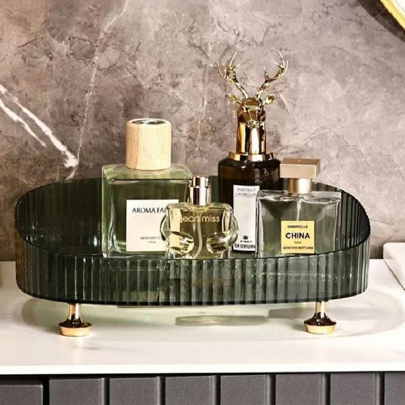 Plateau pour commode à maquillage 27 cm, Vert