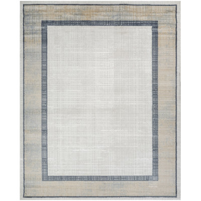 Leuchte Grey Navy Modern Indoor Rug