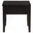 Sutter Distressed Java 1-Drawer Square End Table