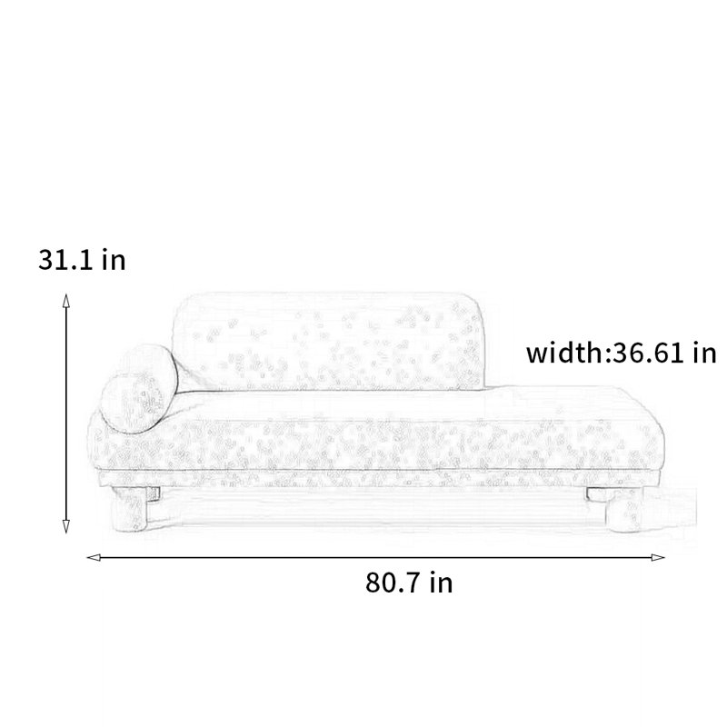 High quality minimalist design chair, Left Hand Facing