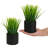 7.87'' Faux Grass in Cement Pot-259154101