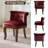 Tufted Upholstered Velvet Vanity Chair with Solid Wood Legs-291756798