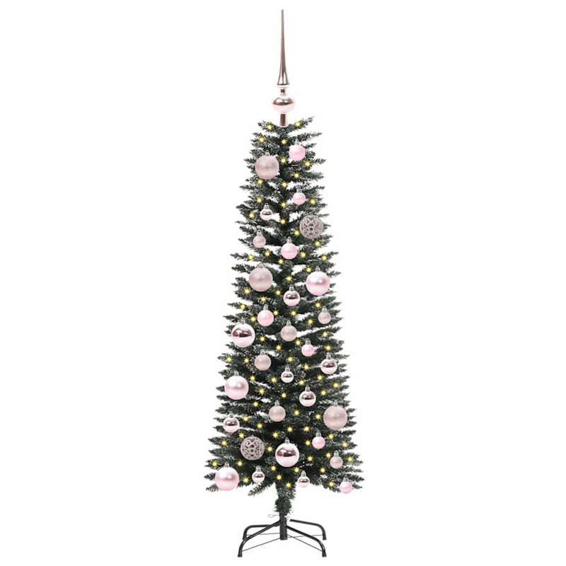 Artificial Christmas Tree with Stand, 3.94' H, Pink