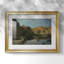 Paysage de rivière avec des falaises-Henri Harpignies-reproduction encadrée avec passe-partout et verre-c. Fin du 19e siècle-1141628662-1141628661-1141628664
