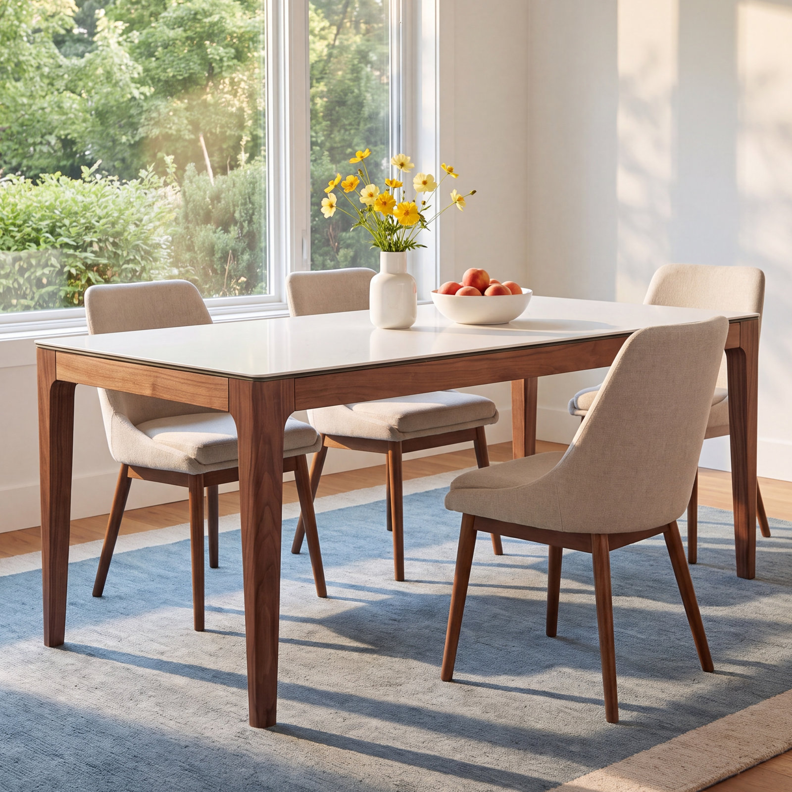 Kraig 71" Dining Table, White