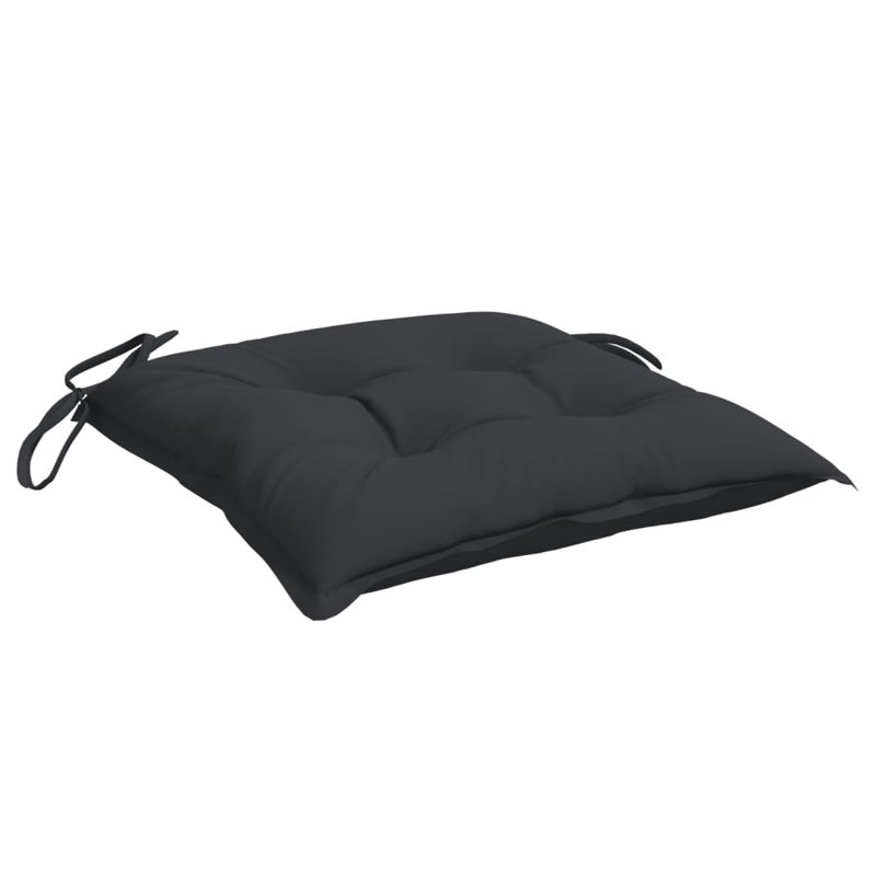 Outdoor Seat Cushion, Black, 2.8" H x 15.7" W x 15.7" D