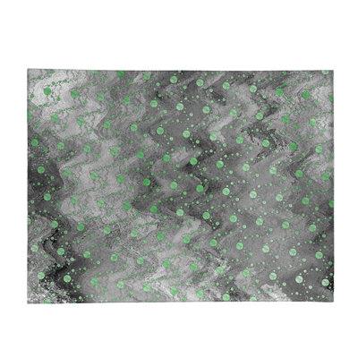Chenille Polka Dots Indoor Rug