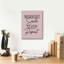 «Workout, Smile, Sleep, Repeter» par Lux + Me Designs, estampe numérique sur toile-712234461