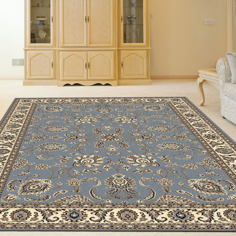 Weiser 1426 Traditional Oriental Gray/Blue Area Rug