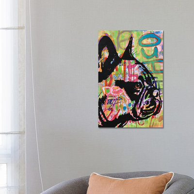 Indelible Frenchie 1 Piece Painting on Canvas