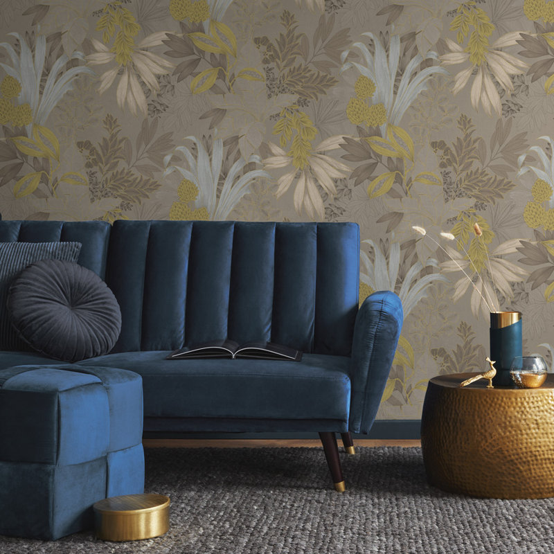 Papier peint floral Giunta, Hazelwood