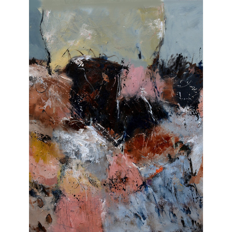 «Dazed and Confuse» par Pol Ledent - Peinture, H 32 po x l 24 po, Toile tendue