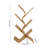 Dionisie 6-Tier Tree-Shape Bamboo Small Bookcases Book Organizer