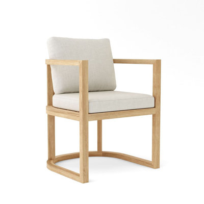 Junus Outdoor Teak Dining Armchair