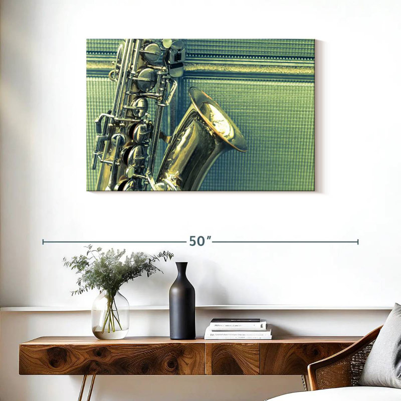 Saxophone Abarca, H 24 po x l 36 po