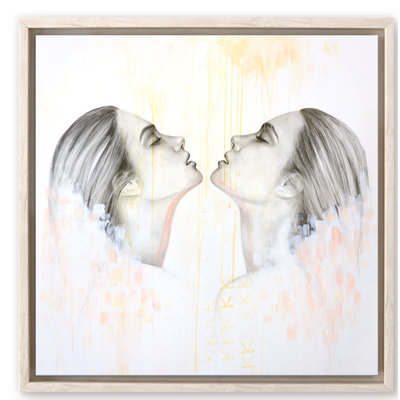 Classic Elegance Surrender II by Megan James - Floater Frame Print on Canvas