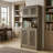 Arrastia 4 Door Kitchen Pantry With Microwave Shelf