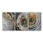 Série abstraite Lxxxiv - Ensemble de toiles tendues avec châssis Premium - Prêt à être accroché-102400094