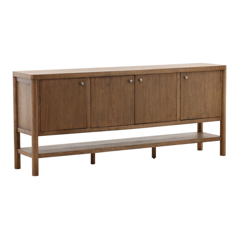 Buffet Estrada brun foncé, Marron foncé