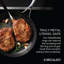 Circulon Stainless Steel Sauté Pan and SteelShield Hybrid and Nonstick Technology, 5 Quart, Silver