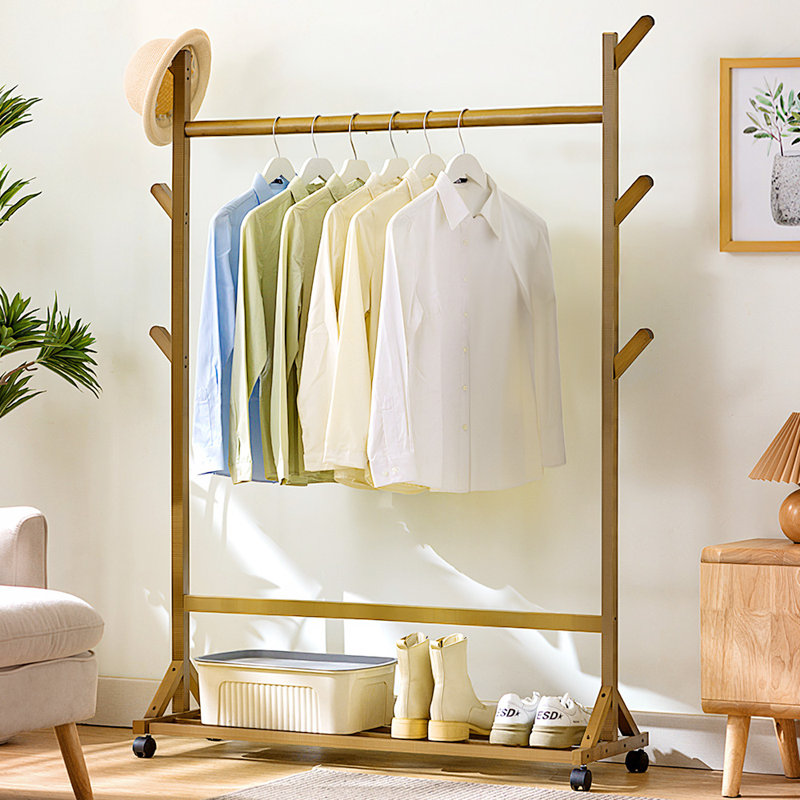 109cm Rolling Clothing Rack