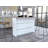 Fendi Kitchen Island With Ample Workstation And 2-Tier Shelf