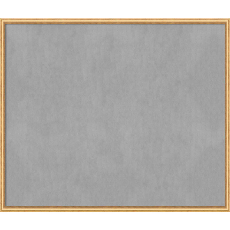 Tableau magnétique magnétique en métal, H 42 po x l 50 po, Or