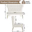 Causeuse de réception en tissu Vardell-12089259