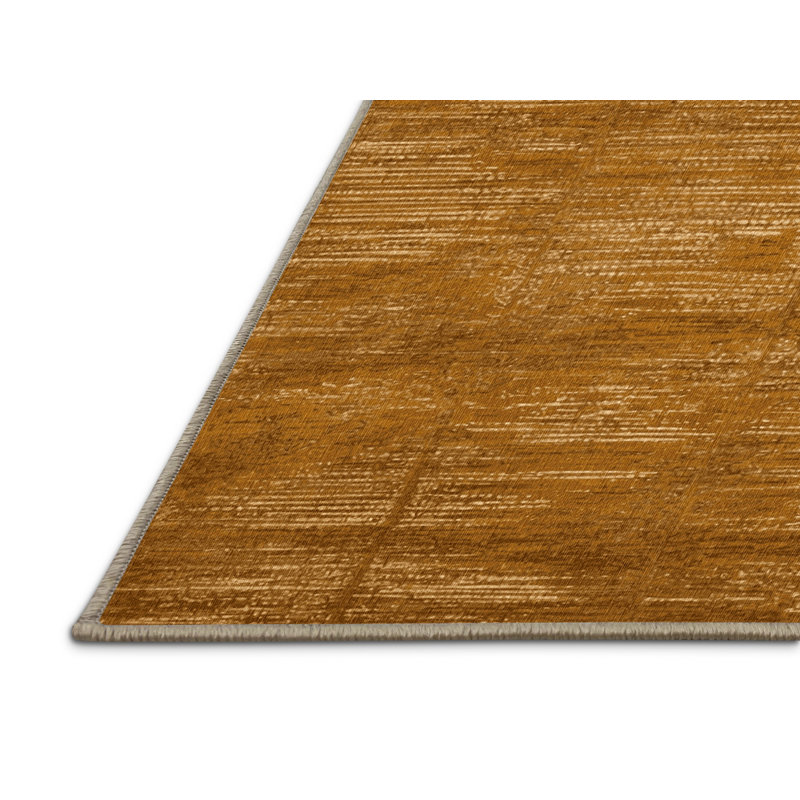 Tapis abstrait lavable à la machine, Carré 6 pi