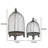 13'' H Iron Wall Lantern