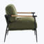 Chaise longue de loisirs en velours noir-1739656674