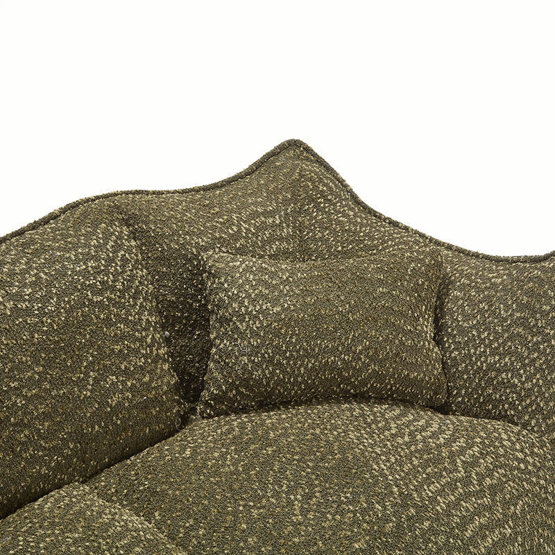 Boneless Cloud Comfy Sofa, Seat Tewkesbury Couch for Living Room, No Assemble, Chenille, Olive Green, 2