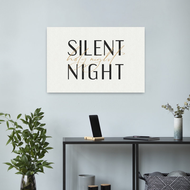 Art contemporain abstrait nuit silencieuse, H 24 po x l 16 po