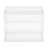 Mabilia Clear Cake Cupcake Bread Display Box Shelf 2-Tier Display Storage Container