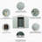 8Ft X 4Ft Outdoor Metal Storage Shed With Window-123283212-123283213