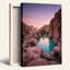 Art mural sur toile, "Desert Canyon Pool"-133463116