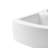 17.75in by 12.62in by 4.75 in Modern Triangular Ceramic Wash Basin Set: Comes with Cute Soap Holder and Drain - A Must - Have for Your Bathroom Upgrade