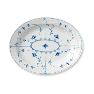 Royal Copenhagen Blue Fluted Plain Oval Platter