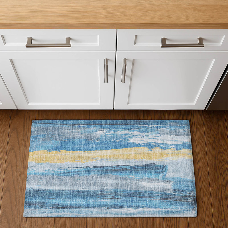 Premium Machine Washable Arnoldina AMF1845 Abstract Rug, Rectangle 1'8" x 2'6"