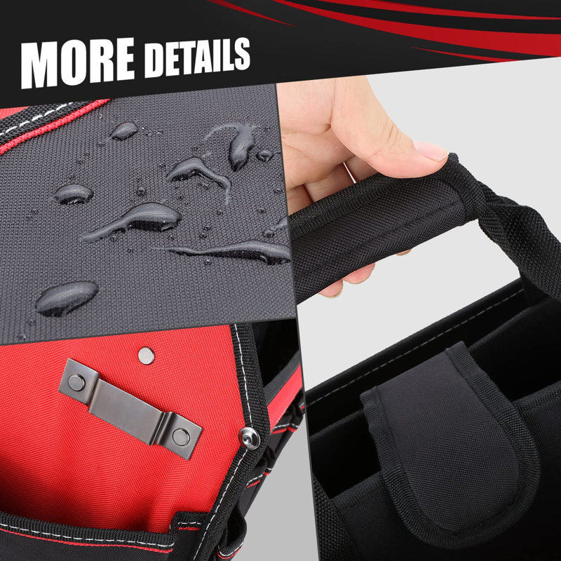 21 Piece Household Home Repairing Tool Set And Canvas Storage Bag