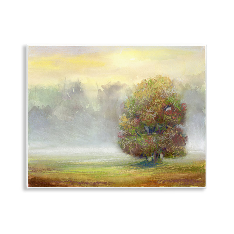 Plaque murale Dry Brush Tree in Nature, design par Ashley Davis