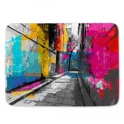 Tapis de salle de bain Graffiti Alley