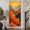 «Graubert Autumn Leaves In The Vermount Mountains I», art mural montagnes