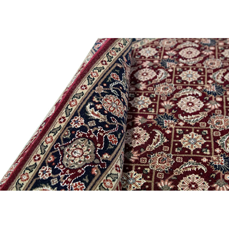 Jahan Wool Oriental Area Rug in Red