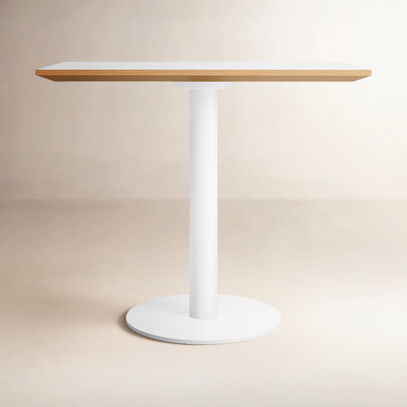 Easy Dining Table, Matte White, White