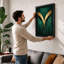 Symmetry Art Deco - Framed Print-438249491-438249493